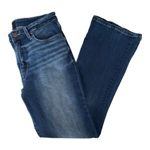 Buckle Women's Boot Cut Jeans - Dark Blue